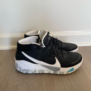 Nike Black, White & Gray Mid-Top Sneakers